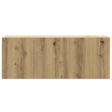 5 Piece Tv Cabinet Set Wall-Mounted Artisan Oak Engineered Wood