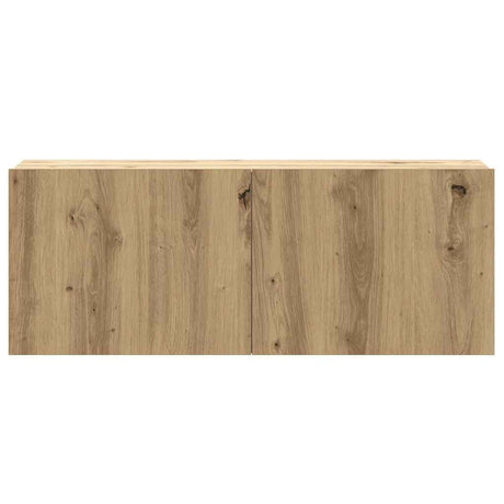 5 Piece Tv Cabinet Set Wall-Mounted Artisan Oak Engineered Wood