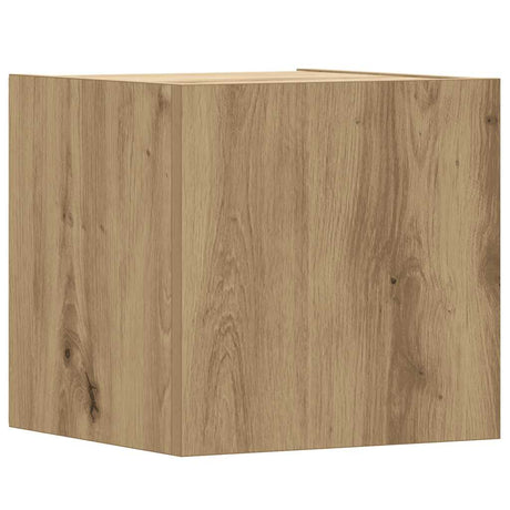5 Piece Tv Cabinet Set Wall-Mounted Artisan Oak Engineered Wood