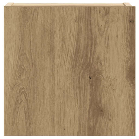 5 Piece Tv Cabinet Set Wall-Mounted Artisan Oak Engineered Wood