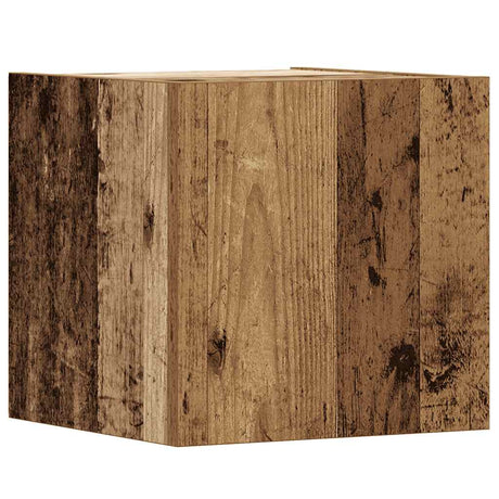 5 Piece Tv Cabinet Set Wall-Mounted Old Wood Engineered Wood