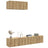 Tv Cabinets 3 Pcs Engineered Wood