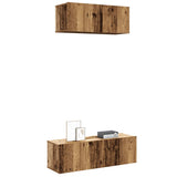 Tv Cabinets 3 Pcs Engineered Wood