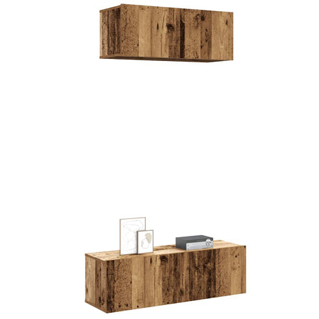 Tv Cabinets 3 Pcs Engineered Wood