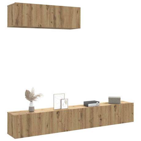 Tv Cabinets 3 Pcs Engineered Wood