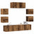 7 Piece Tv Cabinet Set Engineered Wood