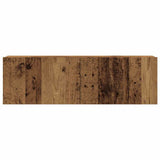 7 Piece Tv Cabinet Set Wall-Mounted Old Wood Engineered Wood