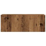 7 Piece Tv Cabinet Set Wall-Mounted Old Wood Engineered Wood
