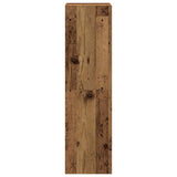 7 Piece Tv Cabinet Set Wall-Mounted Old Wood Engineered Wood
