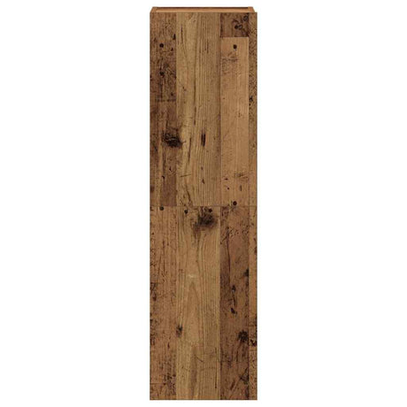 7 Piece Tv Cabinet Set Wall-Mounted Old Wood Engineered Wood