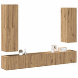 4 Piece Tv Cabinet Set Engineered Wood