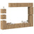 9 Piece Tv Cabinet Set Engineered Wood