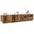 2 Piece Tv Cabinet Set With Led Lights Engineered Wood