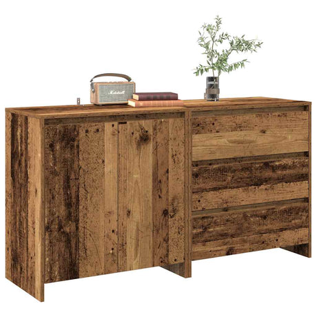 2 Piece Sideboard Engineered Wood