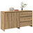 2 Piece Sideboard Engineered Wood
