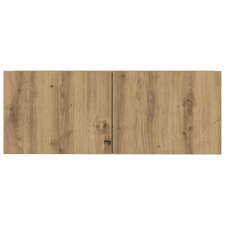5 Piece Tv Cabinet Set Wall-Mounted Artisan Oak Engineered Wood