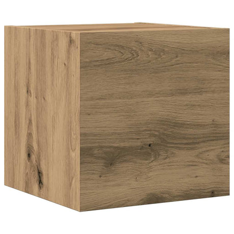 5 Piece Tv Cabinet Set Wall-Mounted Artisan Oak Engineered Wood
