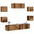 7 Piece Tv Cabinet Set Engineered Wood