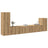 4 Piece Tv Cabinet Set Engineered Wood