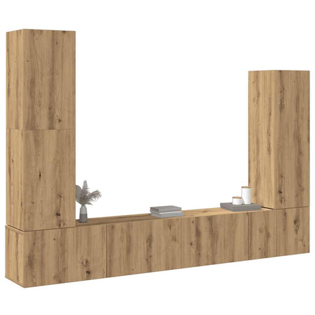4 Piece Tv Cabinet Set Engineered Wood