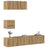 4 Piece Tv Cabinet Set Engineered Wood