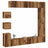 9 Piece Tv Cabinet Set Engineered Wood