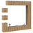 9 Piece Tv Cabinet Set Engineered Wood