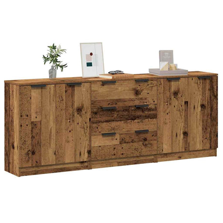 3 Piece Sideboards Engineered Wood