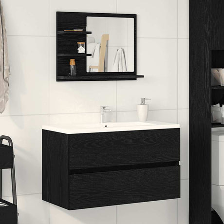Bathroom Mirror 60X10.5X45 Cm Engineered Wood