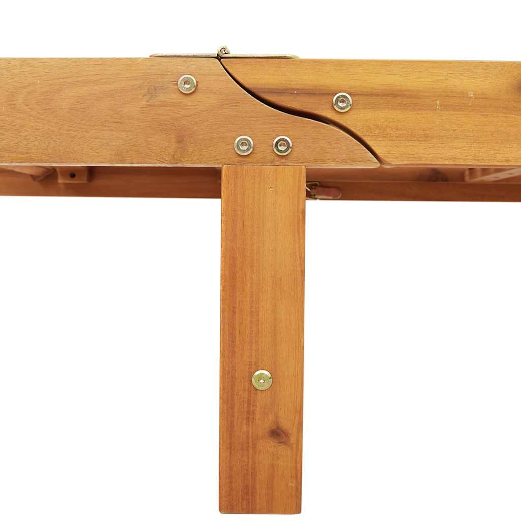 Sun Loungers 2 pcs Solid Wood Acacia
