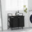 Laundry Basket 3 Compartments With Shelf