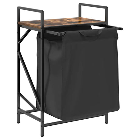 Laundry Basket 1 Compartment With Shelf