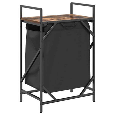 Laundry Basket 1 Compartment With Shelf