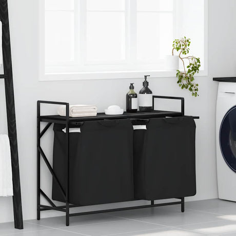 Laundry Basket 1 Compartment With Shelf