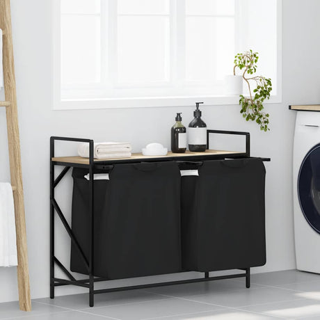 Laundry Basket 1 Compartment With Shelf
