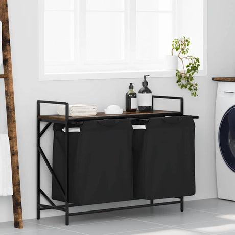 Laundry Basket 1 Compartment With Shelf