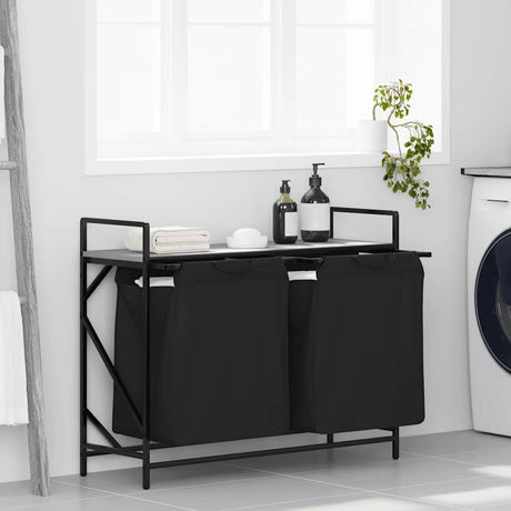 Laundry Basket 1 Compartment With Shelf