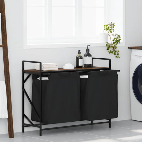 Laundry Basket 1 Compartment With Shelf