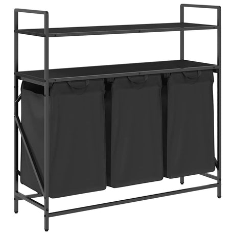 Laundry Basket 3 Compartments With Shelves