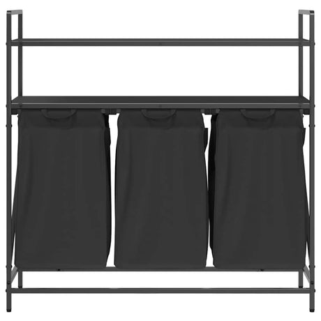 Laundry Basket 3 Compartments With Shelves
