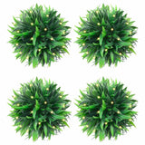 Artificial Boxwood Balls With Led Lights 2 Pcs Green
