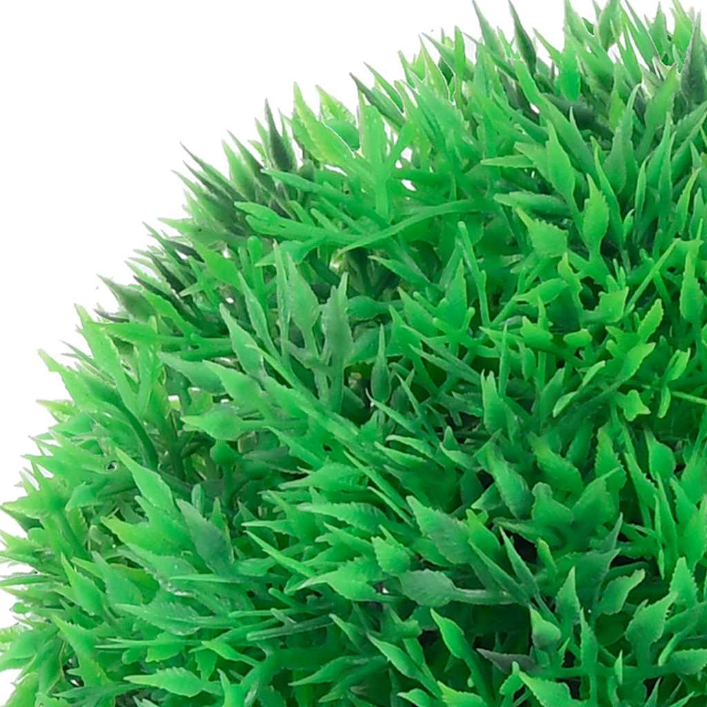 Artificial Boxwood Balls With Led Lights 4 Pcs Green