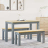 4 Piece Dining Set Panama Solid Wood Pine