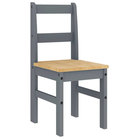 4 Piece Dining Set Panama Solid Wood Pine