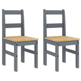 4 Piece Dining Set Panama Solid Wood Pine