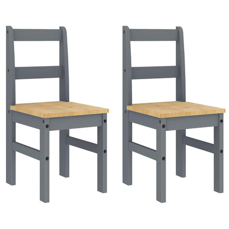 4 Piece Dining Set Panama Solid Wood Pine