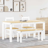 4 Piece Dining Set Panama Solid Wood Pine