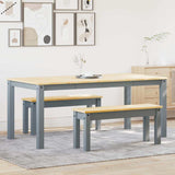 4 Piece Dining Set Panama Solid Wood Pine