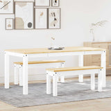 4 Piece Dining Set Panama Solid Wood Pine