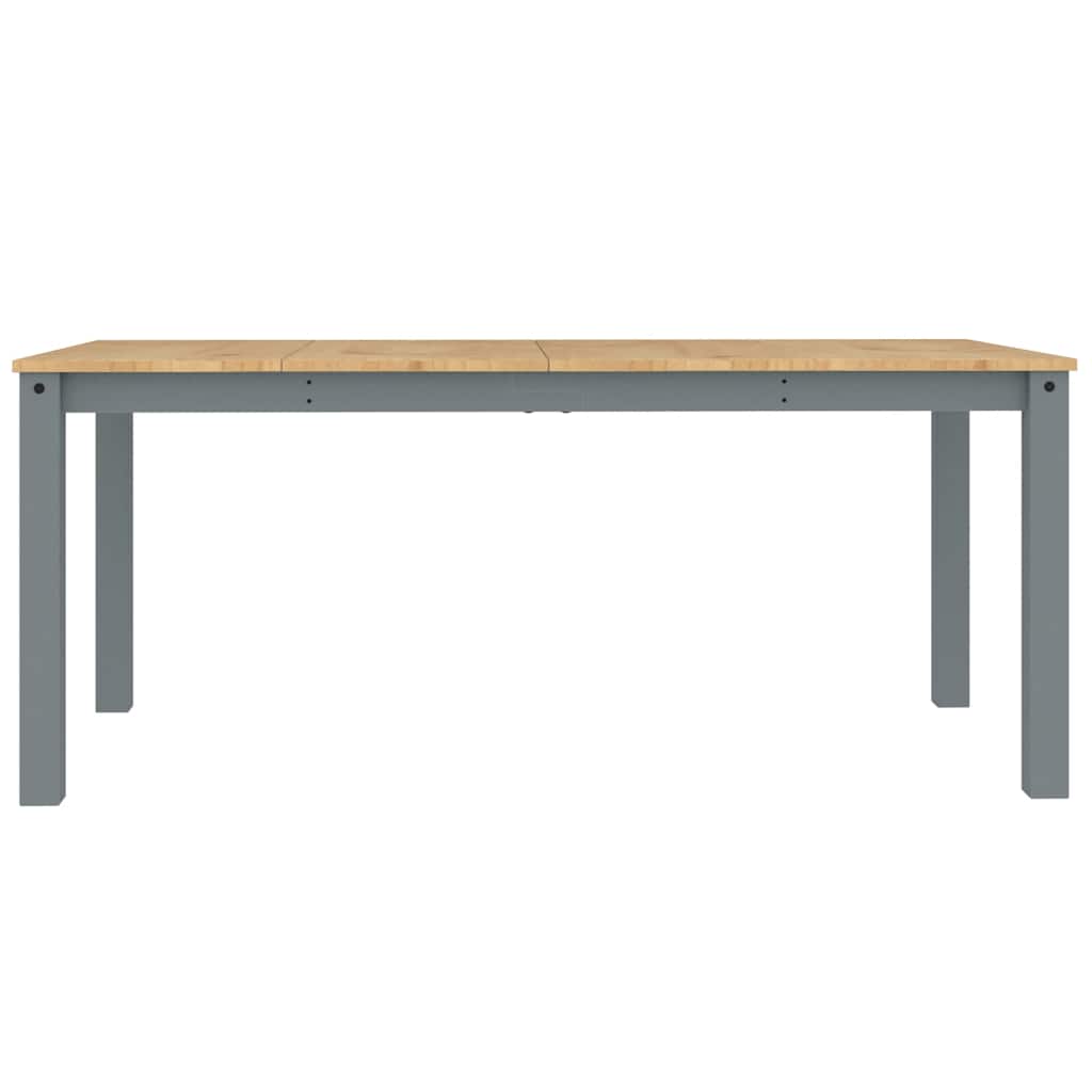 4 Piece Dining Set Panama Grey Solid Wood Pine